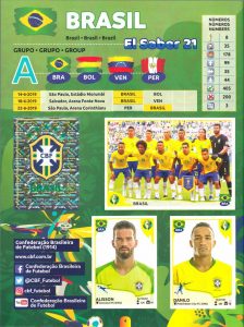 Álbum Copa América Brasil 2019 – Panini – El Saber 21