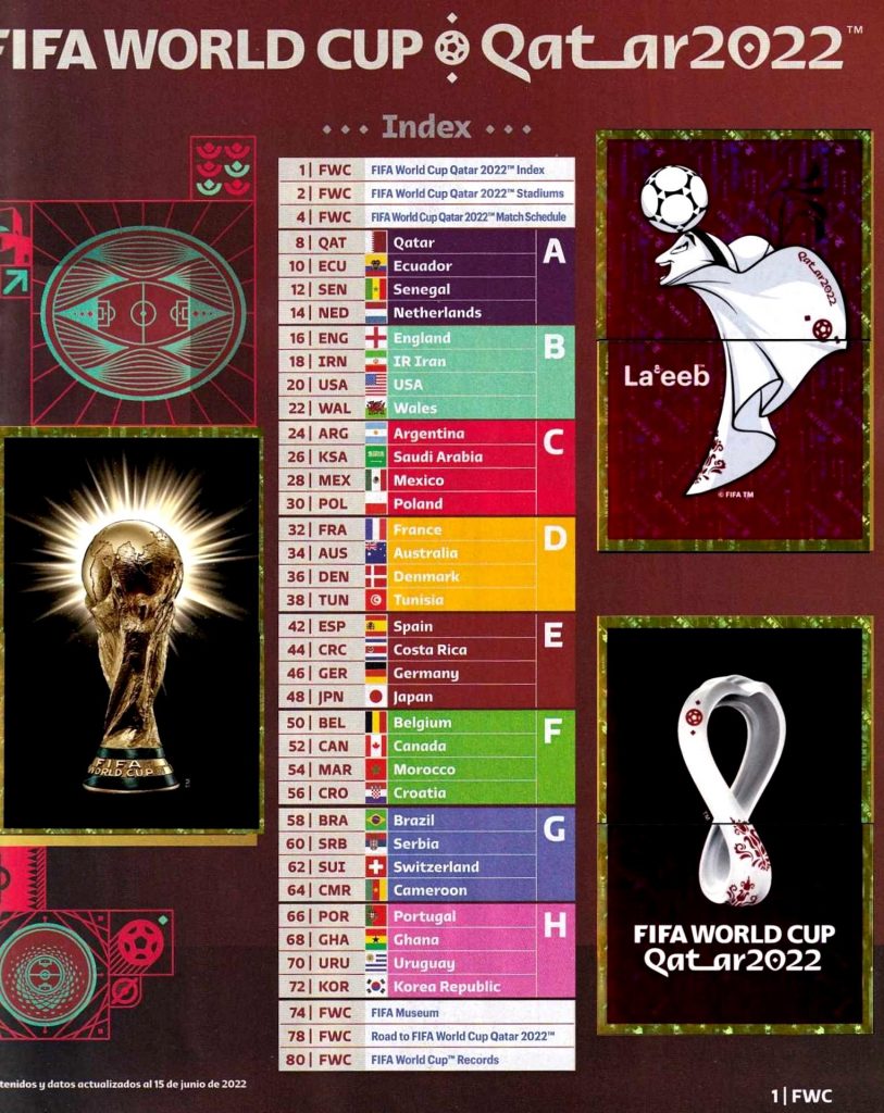 Álbum Fifa World Cup Qatar 2022 El Saber 21